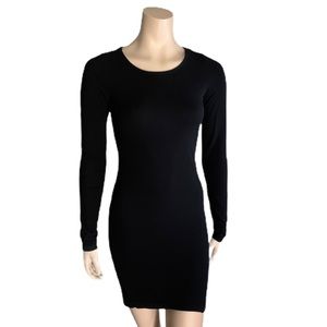 3/$30 - H&M Black Basic Long Sleeve Dress Size XS
